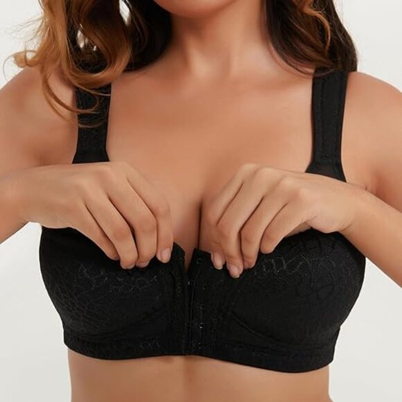 NWT Front Closure Full Coverage Back Support Posture Bra - Picture 3 of 3
